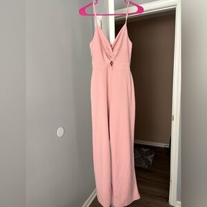 Blush pink XS jumpsuit EUC. Worn once